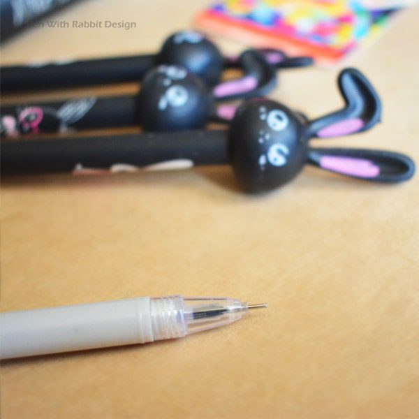 روان نویس فانتزی طرح خرگوش - Pen With Rabbit Design