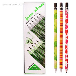 مداد روزنامه ای سبز مشابه با مداد بیست (بسته 12 عددی)|تحریر20|خرید ارزان قیمت لوازم تحریر