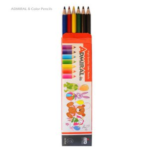مداد رنگی 6 رنگ آدمیرال