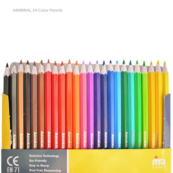 مداد رنگی 24 رنگ آدمیرال