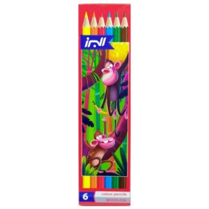 مداد رنگی 6 رنگ البرز